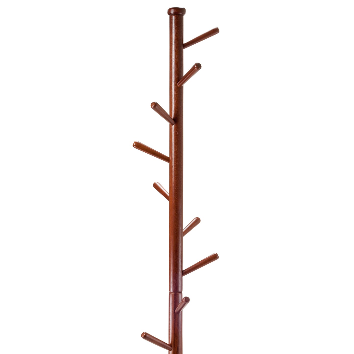 Lily Coat Tree 9 Pegs Walnut