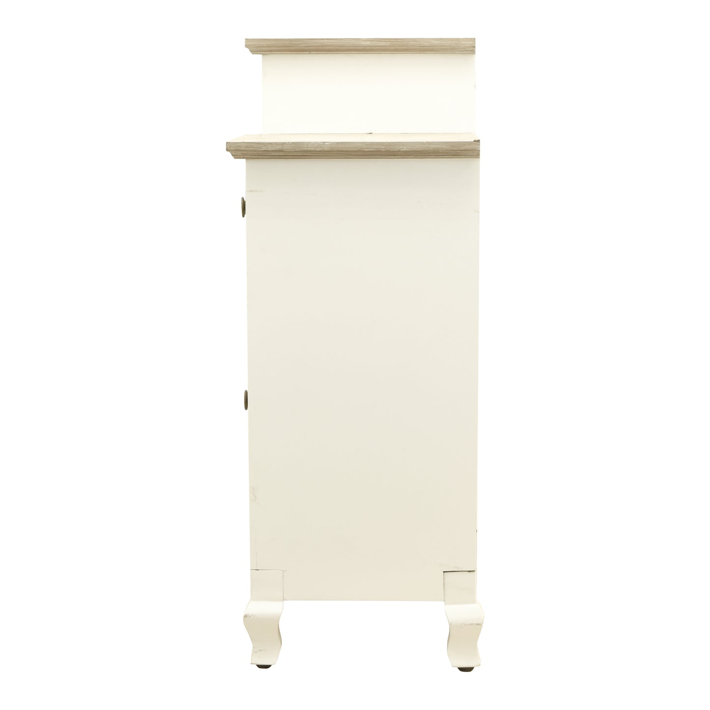 Wooden Cabinet with 5 Drawers and 1 Door; Retro Accent Storage Cabinet for Entryway; Living Room