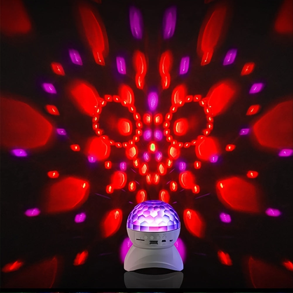 Wireless Speaker; 9-color Sound-controlled Strobe Light; Portable Speaker; Supports PC/MicroSD/UDisk/AUX-in/TWS; Music Playback