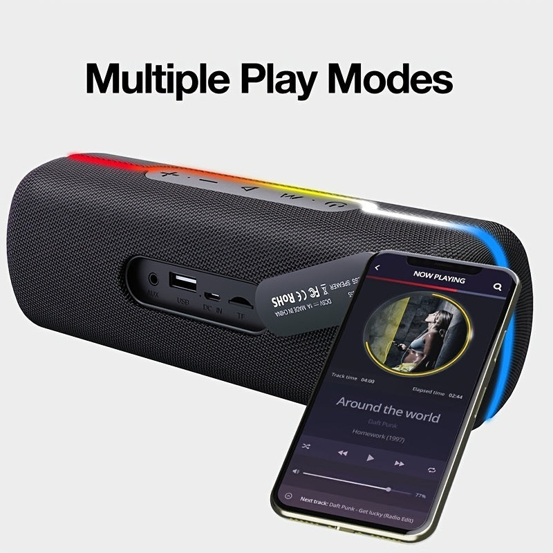 Zealot S55 SoundBox Touch Control Wireless Speaker 10W Portable Wireless Speakers Stereo Sound Box With Bass And Built-in Mic; Christmas Gift For Women/Kids/Children/Men/Adults