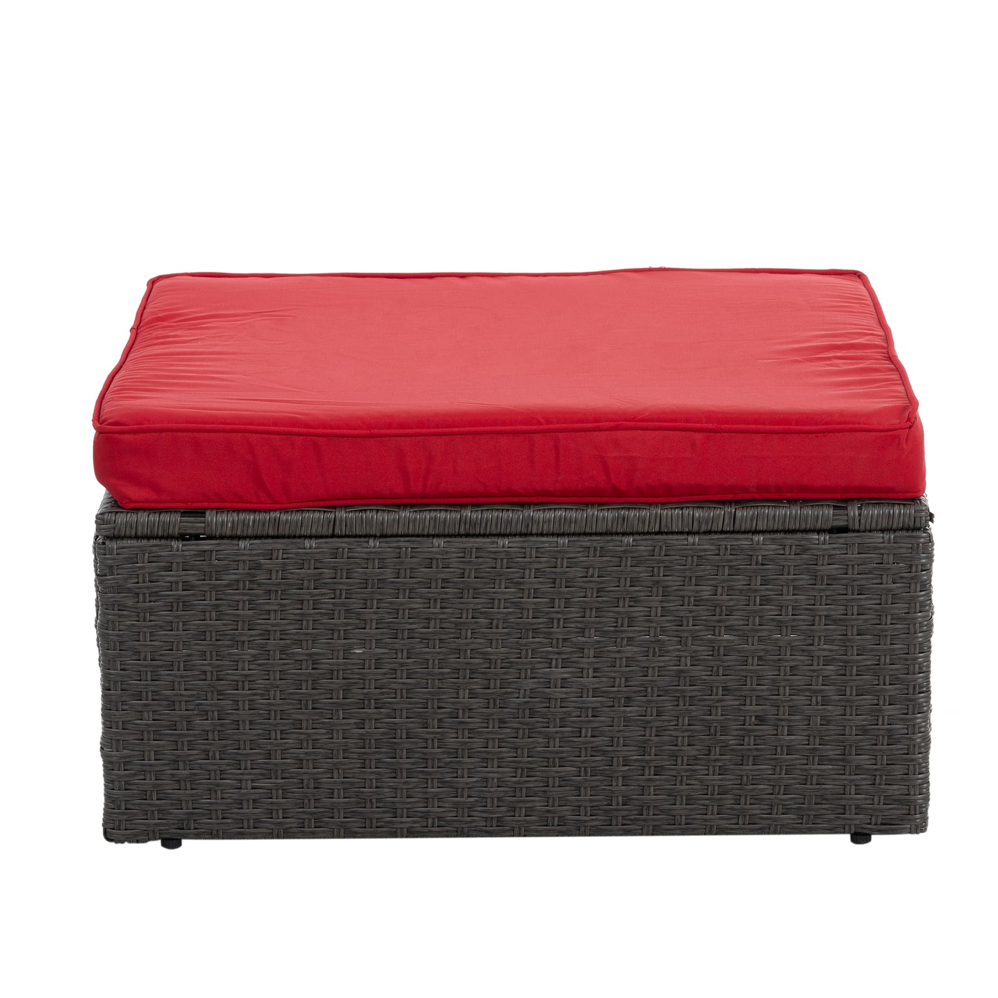 Patio Furniture, Outdoor Furniture, Seasonal PE Wicker Furniture,7 PCS Set Wicker Furniture with Lounger Sofa