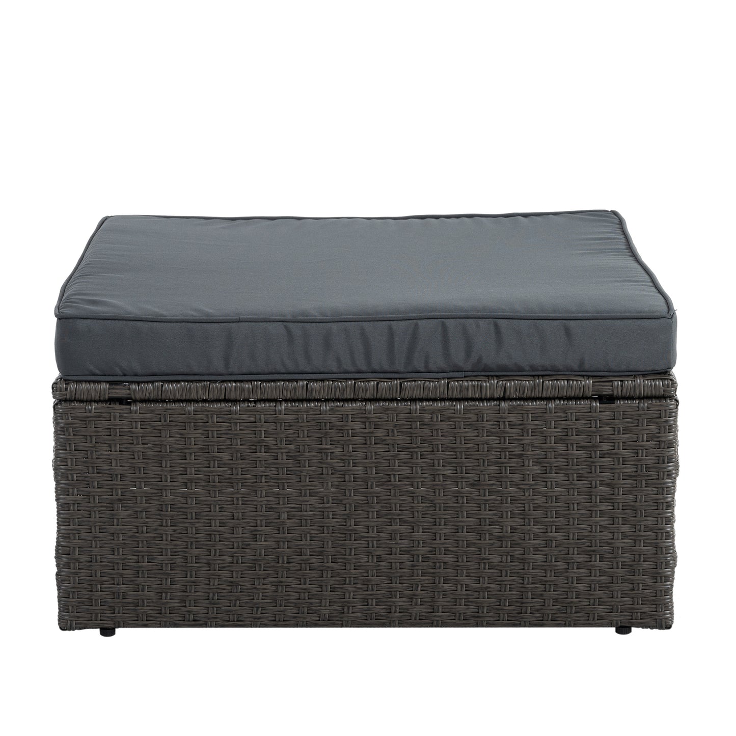 Patio Furniture, Outdoor Furniture, Seasonal PE Wicker Furniture,7 PCS Set Wicker Furniture with Lounger Sofa