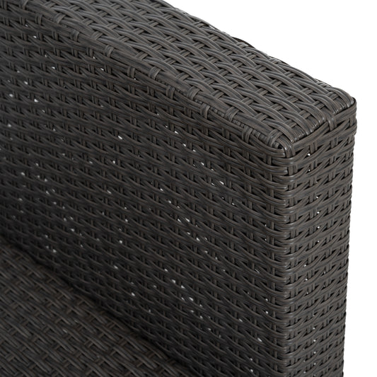 Patio Furniture, Outdoor Furniture, Seasonal PE Wicker Furniture,7 PCS Set Wicker Furniture with Lounger Sofa