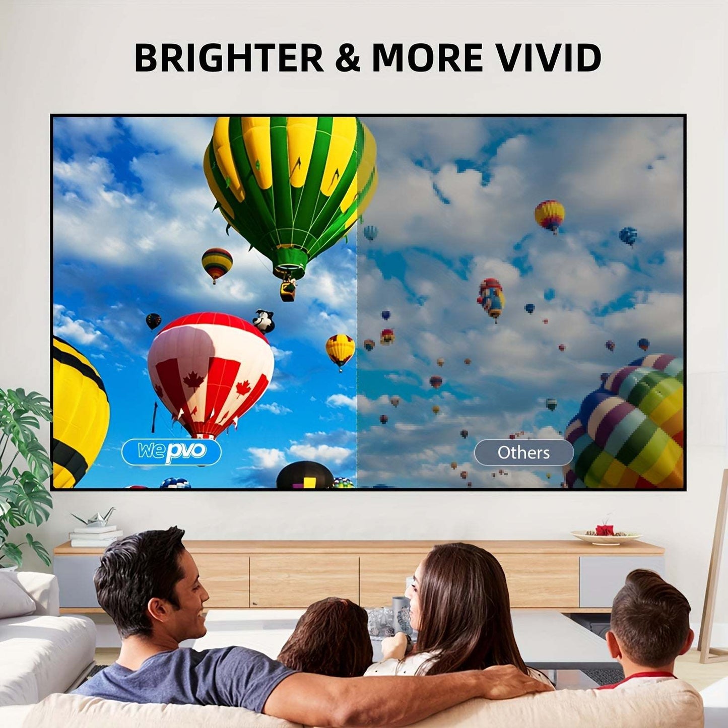 Portable Home Theater Projector Watch Anywhere on 60120 Inch Screen