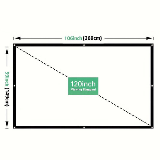 Portable Home Theater Projector Watch Anywhere on 60120 Inch Screen