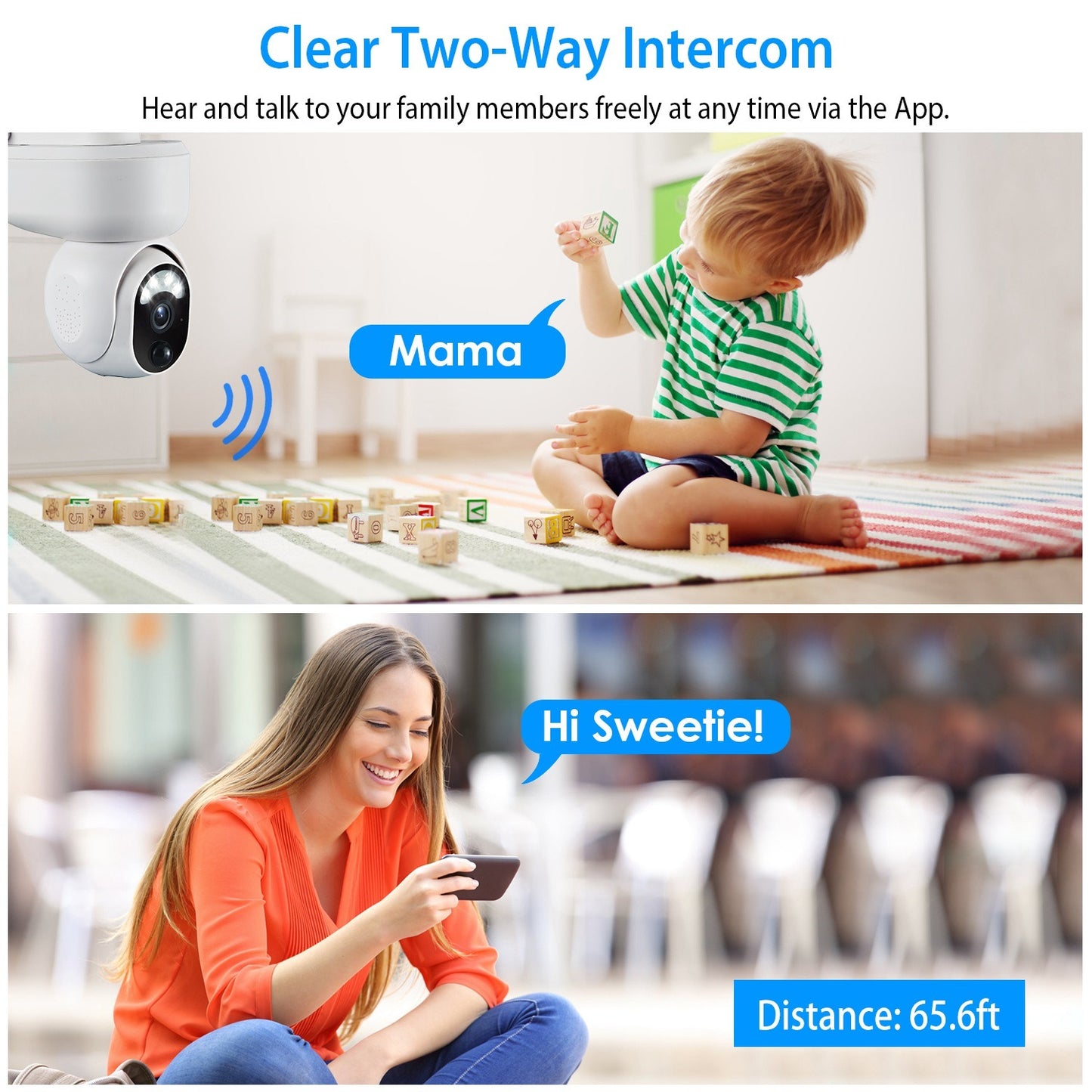 Solar WIFI Security Camera IP66 Waterproof USB Battery Powered 2.4G WiFi Wireless 1080P Surveillance Camera with Flood Light Night Vision Human Detection 2-Way Audio